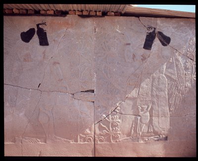 Vista di un rilievo, 9°-7° secolo a.C. da Assyrian