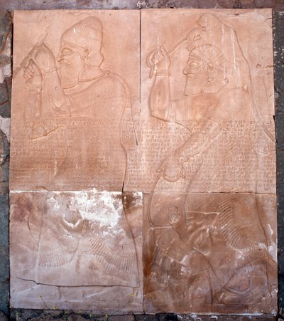 Vista di un rilievo, 9°-7° secolo a.C. da Assyrian