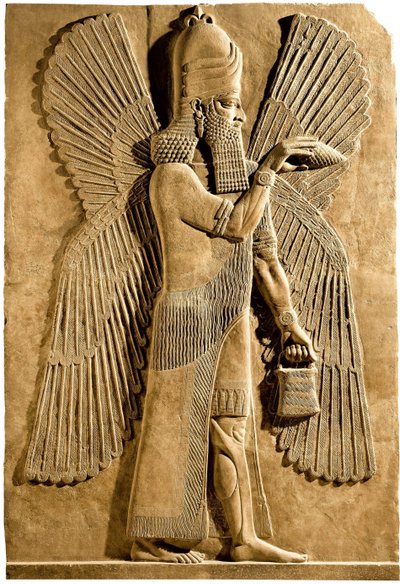 Genio alato (dettaglio) da Assyrian