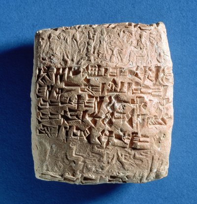 Tavoletta che registra la vendita di grano da Kultepe, Turchia, assira, XIX secolo a.C. da Assyrian School