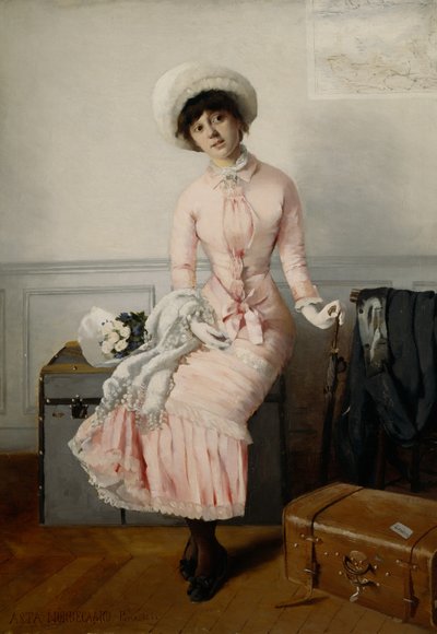 Maggie pronta per il viaggio da Asta Norregaard