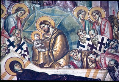 (dettaglio) della Dormizione della Vergine da Astrapas and Eutychios