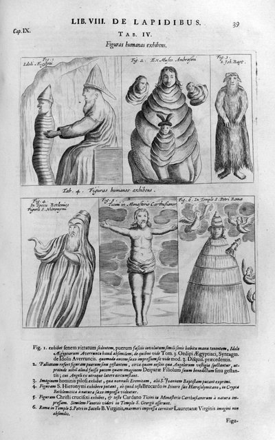 Figure umane da Athanasius Kircher