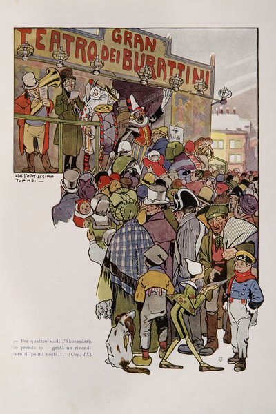 Illustrazione da Pinocchio da Attilio Mussino
