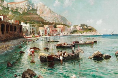Attilio Pratella Capri Marina Grande da Attilio Pratella