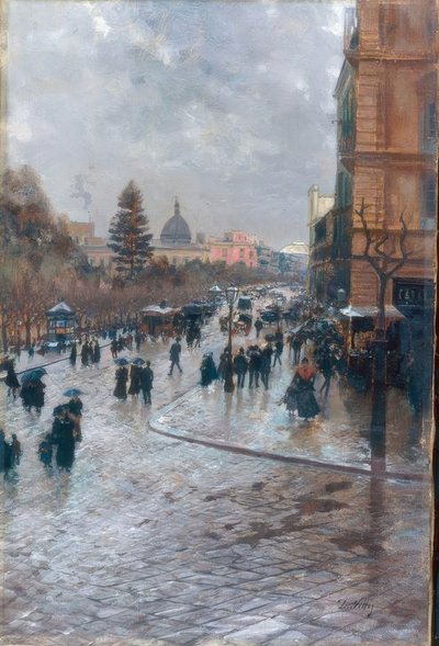 Strada a Parigi da Attilio Pratella