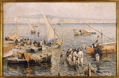Marina con pescatori da Attillo Pratella