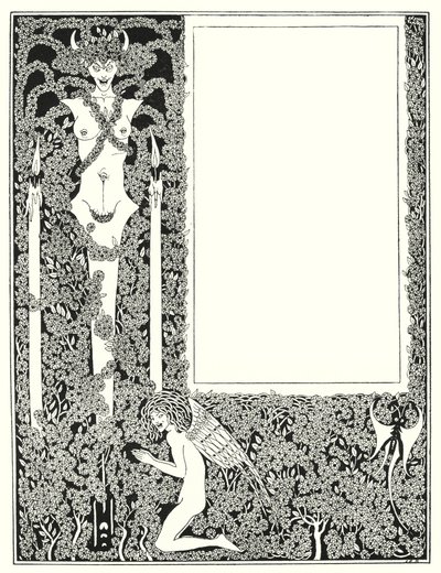 Progetto per la pagina del titolo di "Salomè" (incisione) da Aubrey (after) Beardsley