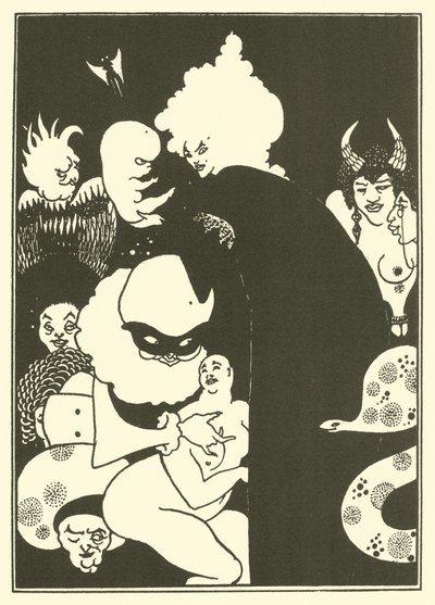 Strane Creature di Luciano (litografia) da Aubrey (after) Beardsley