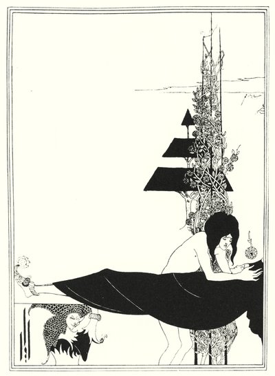Il Lamento Platonico (incisione) da Aubrey (after) Beardsley