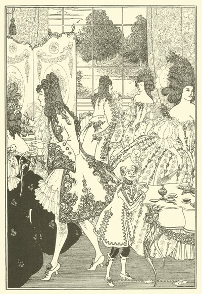 Il ratto del ricciolo da Aubrey (after) Beardsley