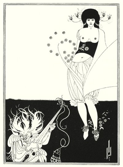 La danza dello stomaco da Aubrey (after) Beardsley