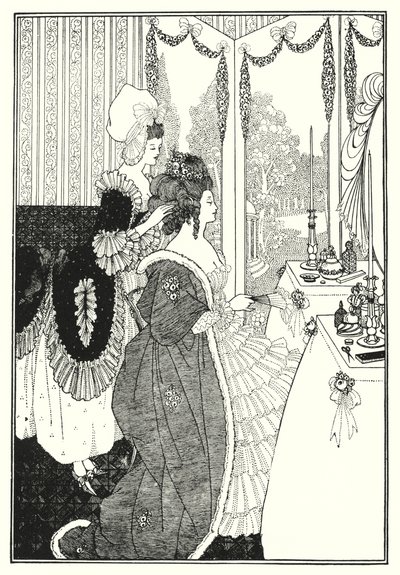 La toilette (incisione) da Aubrey (after) Beardsley