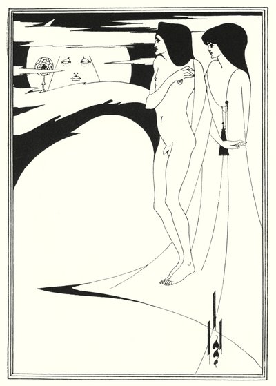 La donna nella luna (incisione) da Aubrey (after) Beardsley