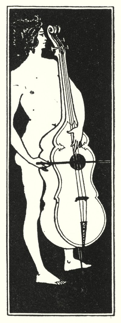Ornamento della pagina del titolo (incisione) da Aubrey (after) Beardsley