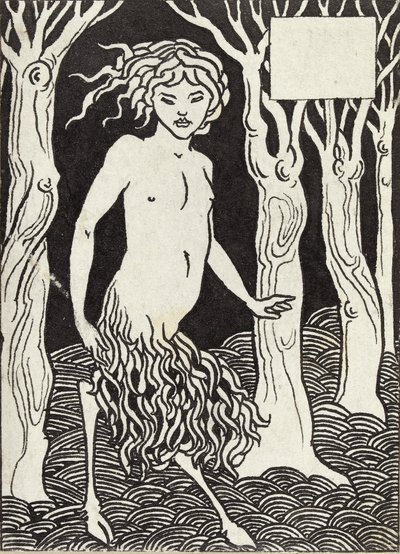 Un fauno, anni 1880 da Aubrey Beardsley
