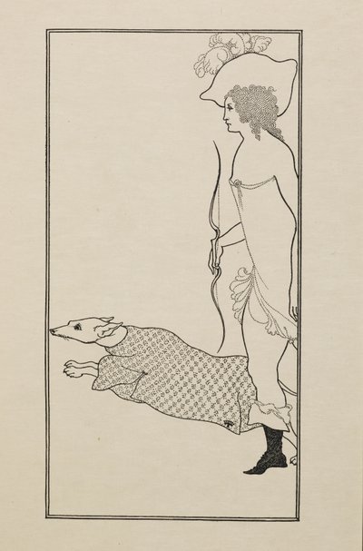 Atalanta, da un Libro di Cinquanta Disegni da Aubrey Beardsley