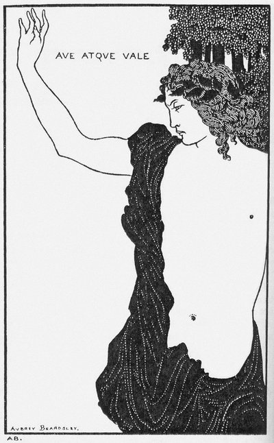 Ave atque vale Salve e Addio da Aubrey Beardsley