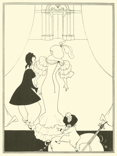 Commedia balletto di marionette da Aubrey Beardsley