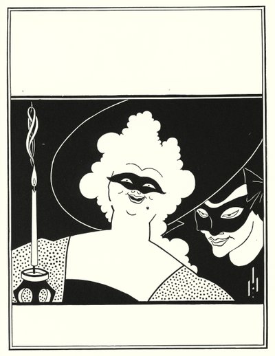Progetto di copertina per "The Yellow Book," Volume I da Aubrey Beardsley
