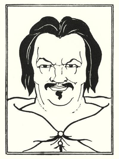 Progetto di copertina, lato da Aubrey Beardsley