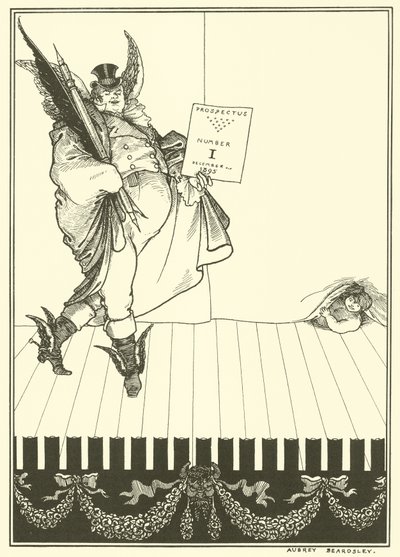 Prospetto del Design del Savoy da Aubrey Beardsley