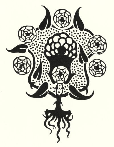 Progetto per la copertina di "Salome" da Aubrey Beardsley