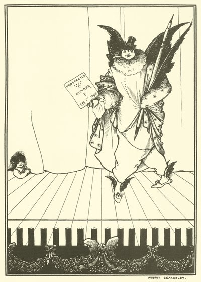 Design per il prospetto di The Savoy da Aubrey Beardsley