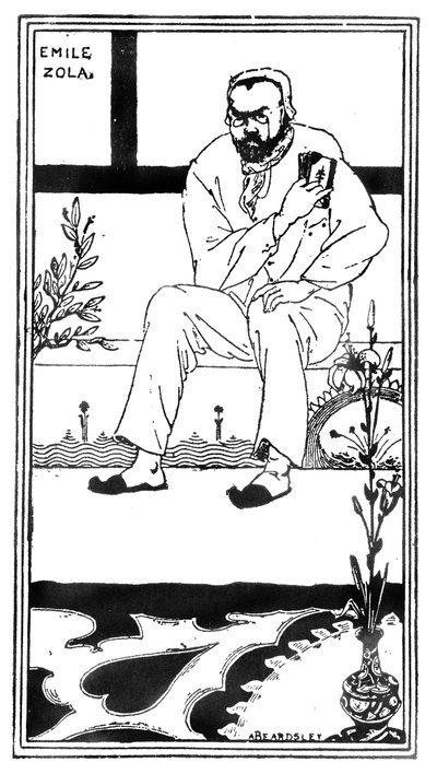 Emile Zola da Aubrey Beardsley