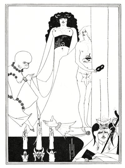 Entra Erodiade da Aubrey Beardsley