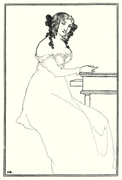 Frontespizio da Aubrey Beardsley