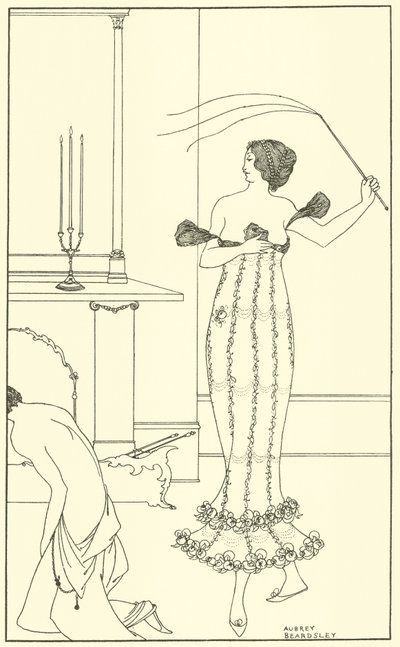 Frontespizio, Il resoconto completo e veritiero della meravigliosa missione di Earl Lavender da Aubrey Beardsley