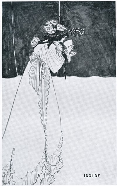 Isotta che Beve il Veleno da Aubrey Beardsley