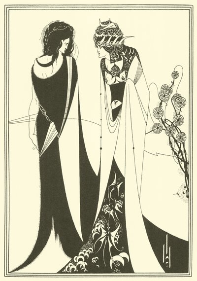 Giovanni e Salomè da Aubrey Beardsley