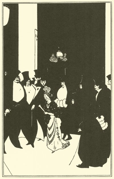 La Scorta di Lady Gold da Aubrey Beardsley
