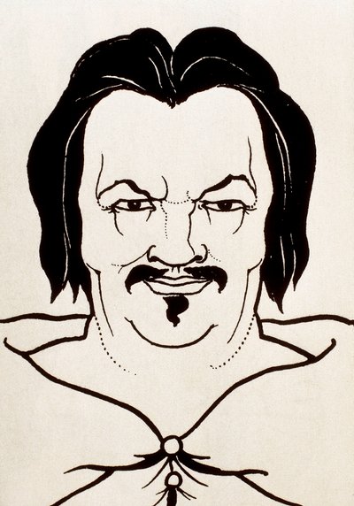 Ritratto di Honoré de Balzac da Aubrey Beardsley