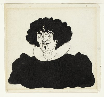 Ritratto di Whistler in costume spagnolo del XVII secolo da Aubrey Beardsley