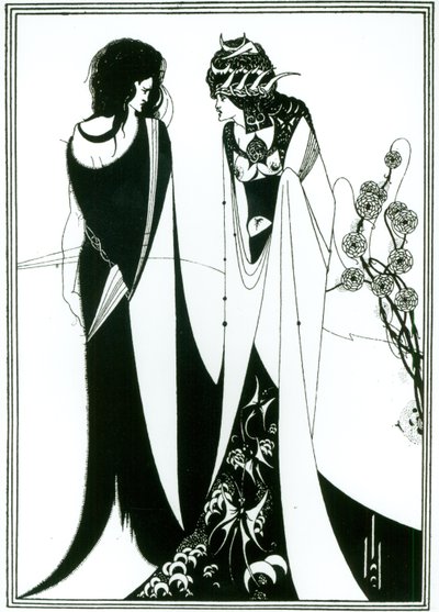 Salomè con sua madre, Erodiade da Aubrey Beardsley