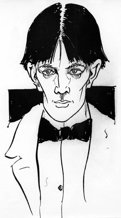 Autoritratto di Aubrey Vincent Beardsley (1872-1898) illustratore e scrittore inglese da Aubrey Beardsley