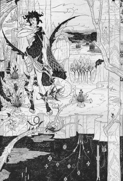 Sigfrido, Atto II, c1893 da Aubrey Beardsley