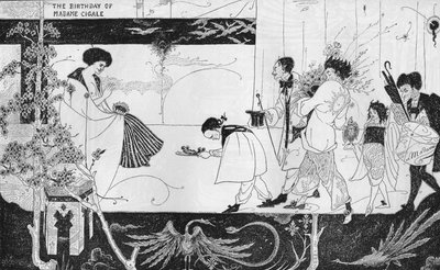 Il compleanno di Madame Cigale da Aubrey Beardsley