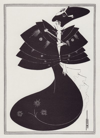 Il mantello nero, 1893 da Aubrey Beardsley
