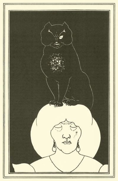 Il gatto nero da Aubrey Beardsley