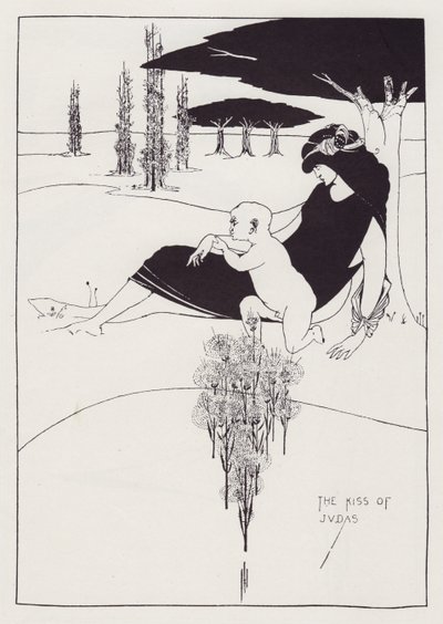 Il Bacio di Giuda da Aubrey Beardsley