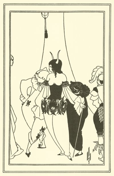 La Maschera della Morte Rossa da Aubrey Beardsley