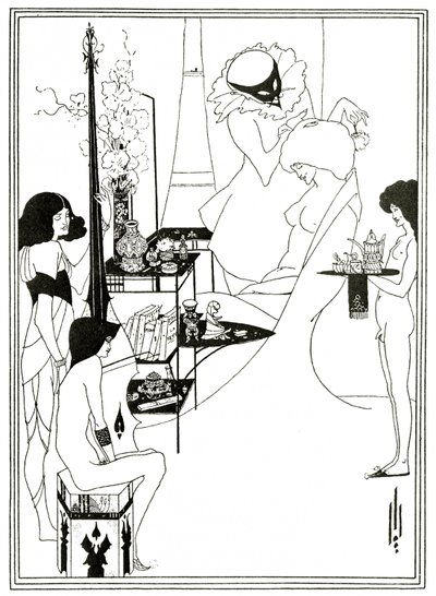 La toilette di Salomè, c.1894 da Aubrey Beardsley