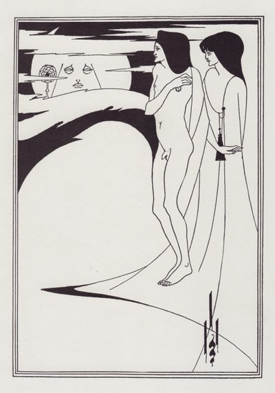La donna nella luna, 1893 da Aubrey Beardsley