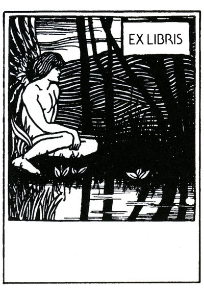 Vignetta ex libris di Aubrey Beardsley (1872-1898) da Aubrey Beardsley