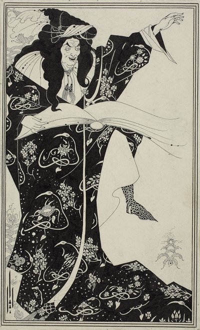 Virgilio il mago, c.1893 da Aubrey Beardsley