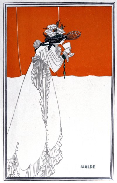 Yseult beve il filtro, Inghilterra, c.1900 da Aubrey Beardsley